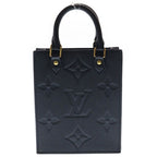 Louis Vuitton Monogram Empreinte Petite Sac Plat Leather 2-Way Bag Gold Black