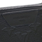 Louis Vuitton City Keepall Monogram Shadow Leather Shoulder Bag Noir Black — view 6