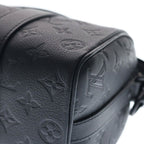 Louis Vuitton City Keepall Monogram Shadow Leather Shoulder Bag Noir Black — view 5