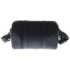 Louis Vuitton City Keepall Monogram Shadow Leather Shoulder Bag Noir Black