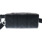 Louis Vuitton City Keepall Monogram Shadow Leather Shoulder Bag Noir Black — view 4