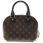 Louis Vuitton Monogram Alma Trunk BB Shoulder Bag Leather Brown — view 2