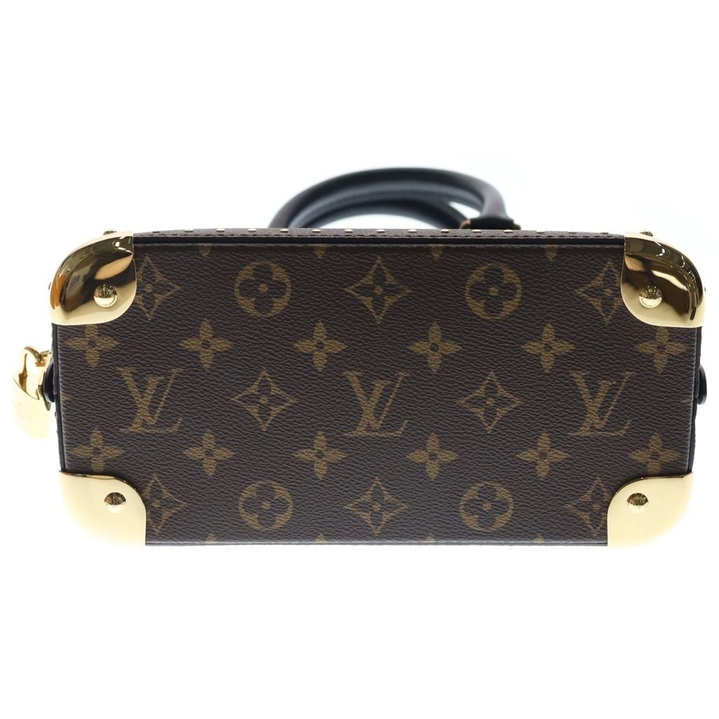 Louis Vuitton Monogram Alma Trunk BB Shoulder Bag Leather Brown — view 4