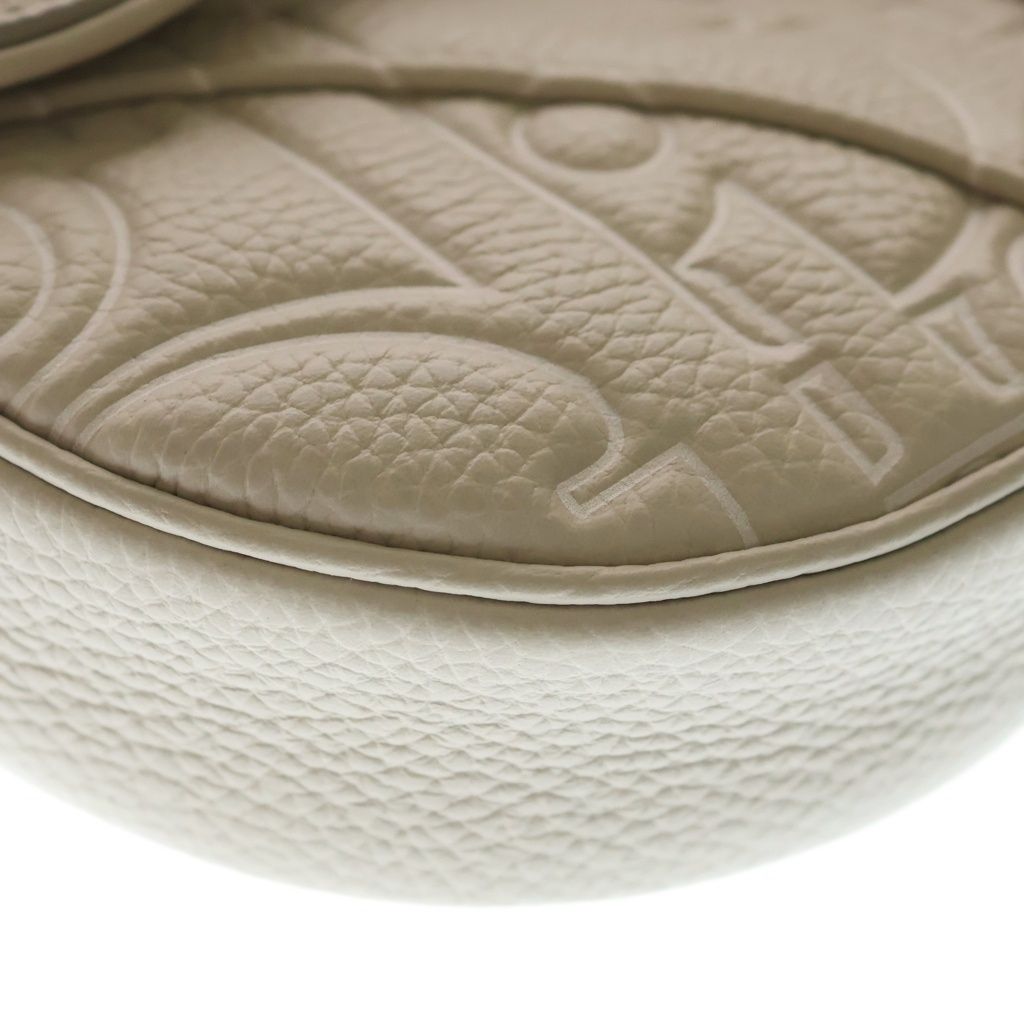 Dior Saddle Shoulder Bag Grained Calfskin Gravity Out Line Beige — view 5