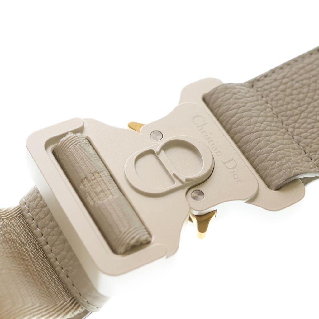 Dior Saddle Shoulder Bag Grained Calfskin Gravity Out Line Beige — view 6