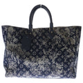 Louis Vuitton Monogram Tapestry Grand Sac Tote Canvas Navy White