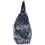 Louis Vuitton Monogram Tapestry Grand Sac Tote Canvas Navy White — view 3