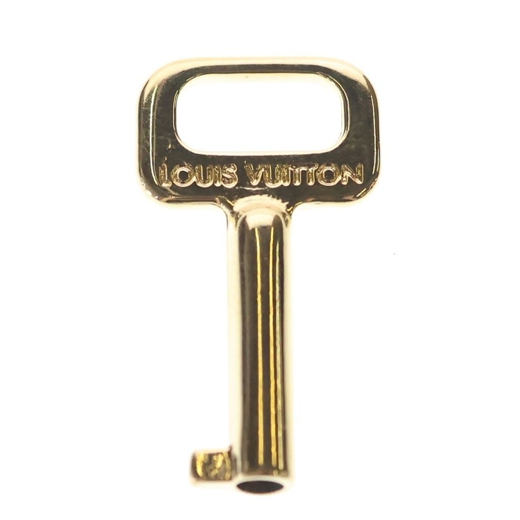 Louis Vuitton Monogram Pochette Mask Leather Hand Chain Shoulder Bag Gold Brown — view 8