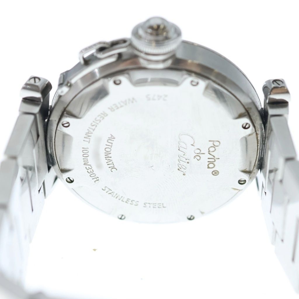 Cartier Pasha C Big Date White Dial Automatic Winding Watch Silver — view 5