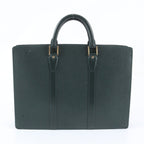 Louis Vuitton Taiga Porte Document Man Rose Leather Business Tote — view 3