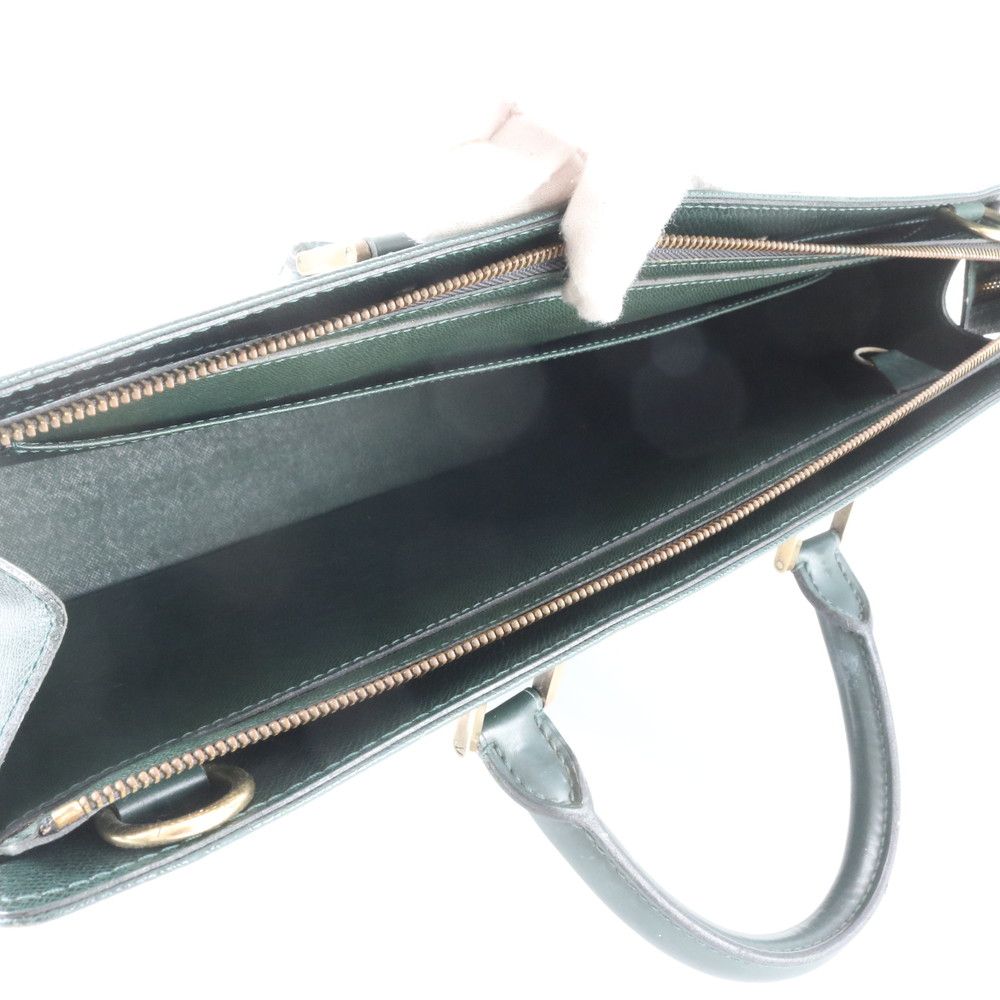 Louis Vuitton Taiga Porte Document Man Rose Leather Business Tote — view 7