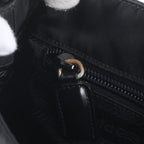 Prada Tessuto Nylon Triangle Logo Leather Shoulder Bag Crossbody Messenger — view 8