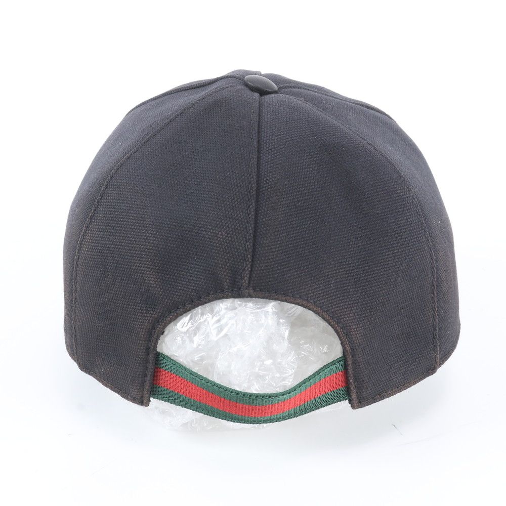 Gucci Sherry Line Baseball Cap L Hat Black — view 4