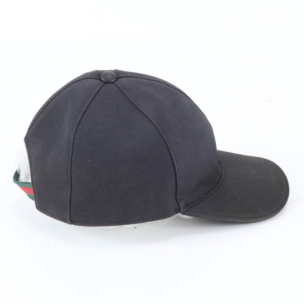Gucci Sherry Line Baseball Cap L Hat Black — view 5
