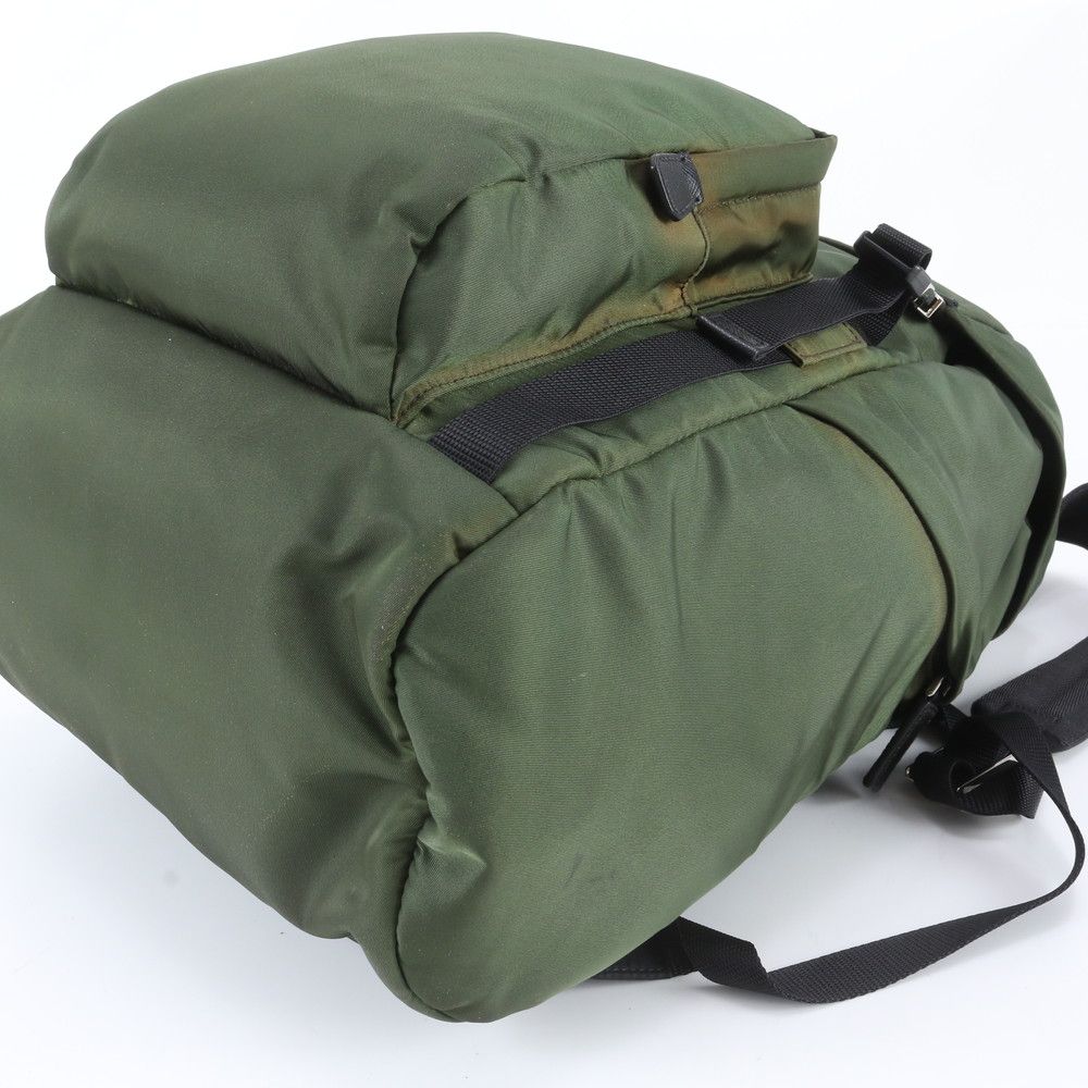 Prada Tessuto Nylon Triangle Logo Backpack — view 4