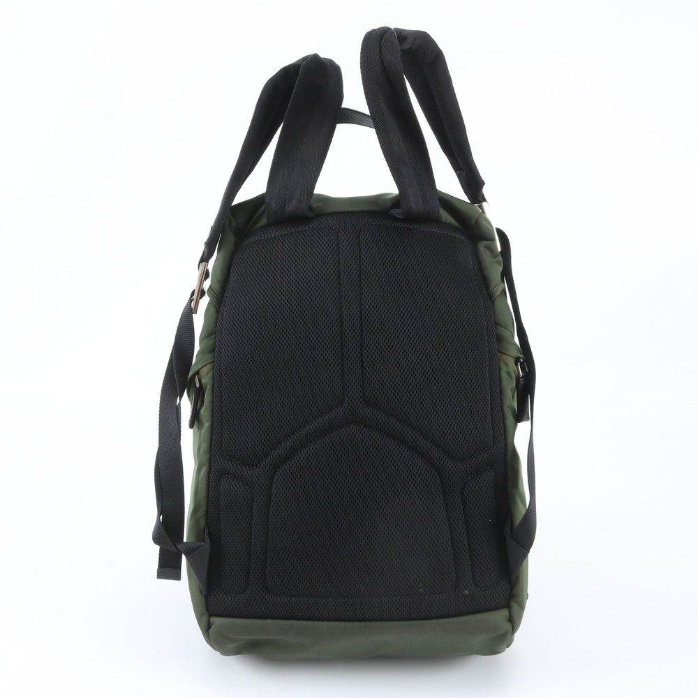 Prada Tessuto Nylon Triangle Logo Backpack — view 3
