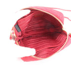 Prada Tessuto Nylon Ribbon Motif Mini 2-Way Shoulder Bag Crossbody Leather — view 7