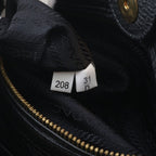Prada Triangle Logo Leather Tote Shoulder — view 9