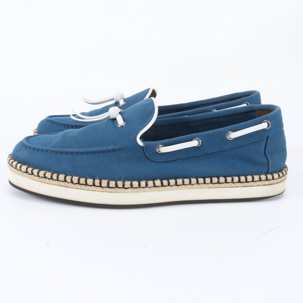 Hermes Optimist Espadrilles Deck Shoes 42 Low Cut — view 3