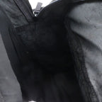Prada Tessuto Nylon Triangle Logo Backpack Black — view 9