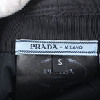 Prada Re-Nylon Triangle Logo Bucket Hat — view 6