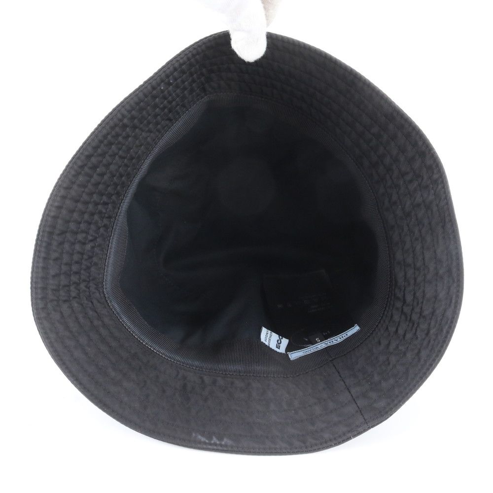 Prada Re-Nylon Triangle Logo Bucket Hat — view 5