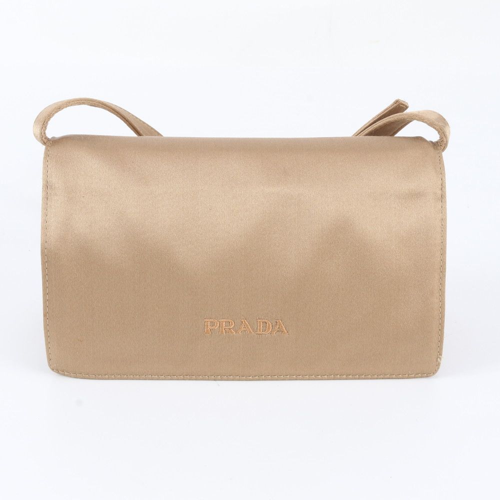 Prada Satin Shoulder Bag Crossbody — view 3