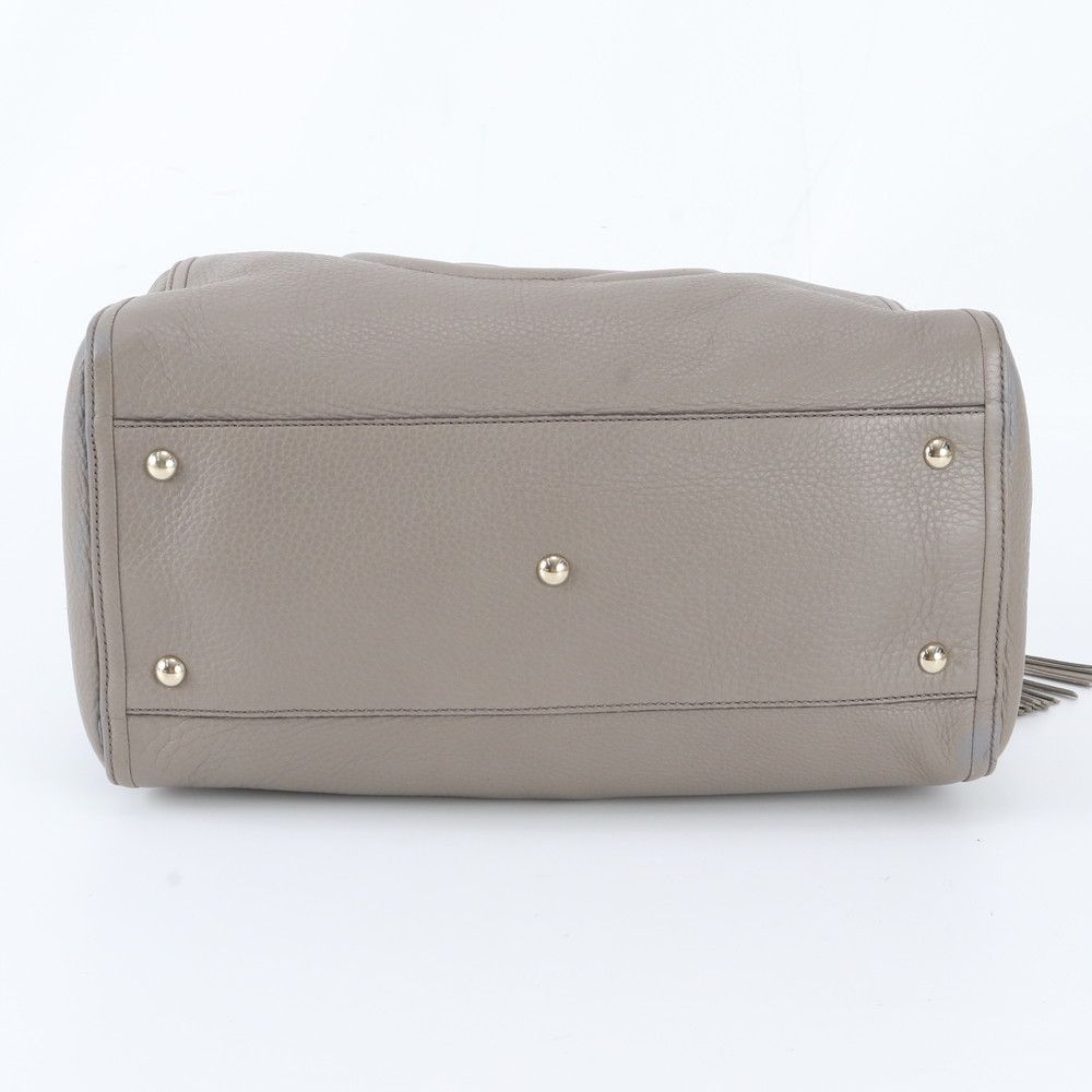 Gucci Soho Interlocking Leather Tote Hand — view 6