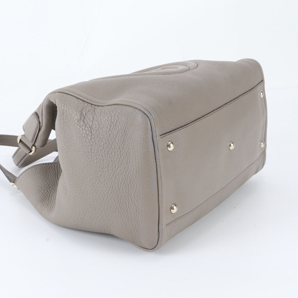 Gucci Soho Interlocking Leather Tote Hand — view 5