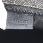 Gucci GG Canvas Leather Tote Shoulder Hand Black — view 9