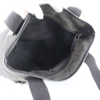 Gucci GG Canvas Leather Tote Shoulder Hand Black — view 7
