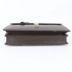 Loewe Anagram Leather Business Document Briefcase Tote Brown — view 5
