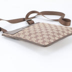 Gucci GG Canvas 019 Leather Shoulder Bag Crossbody Messenger Brown — view 5