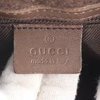 Gucci GG Canvas 019 Leather Shoulder Bag Crossbody Messenger Brown — view 9
