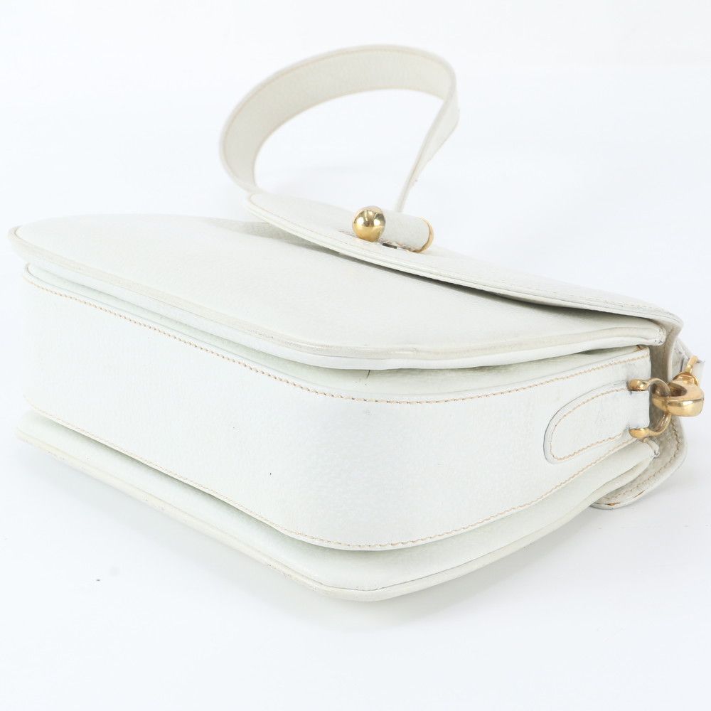 Gucci Vintage Leather Shoulder Bag Hand — view 4