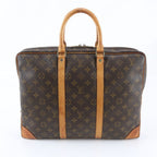 Louis Vuitton Monogram Porte Document Voyage Leather Business Bag — view 3