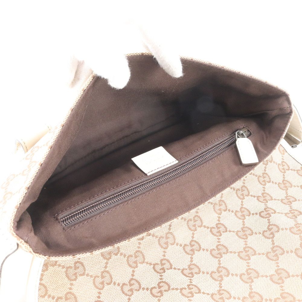 Gucci GG Canvas 2-Way Belt Bag Crossbody Waist Pouch — view 7