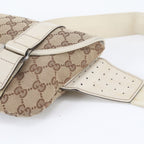 Gucci GG Canvas 2-Way Belt Bag Crossbody Waist Pouch — view 4