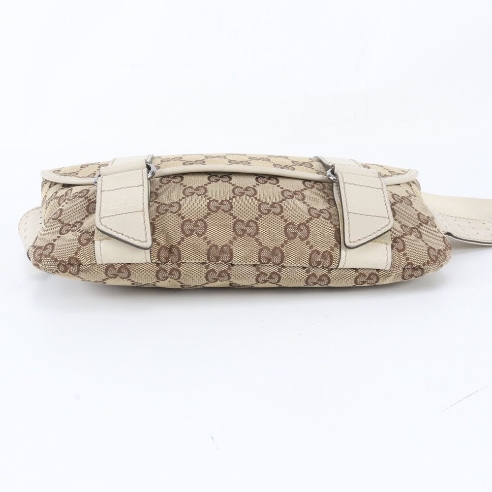 Gucci GG Canvas 2-Way Belt Bag Crossbody Waist Pouch — view 5