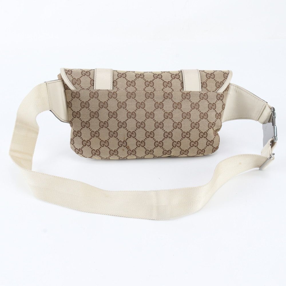 Gucci GG Canvas 2-Way Belt Bag Crossbody Waist Pouch — view 3