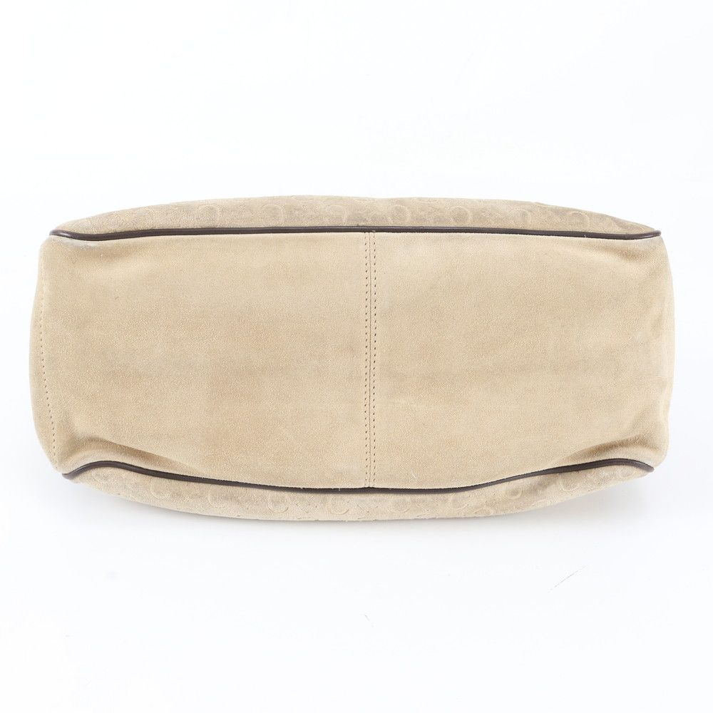 Celine C Macadam Boogie Leather Tote Triomphe Hand — view 5