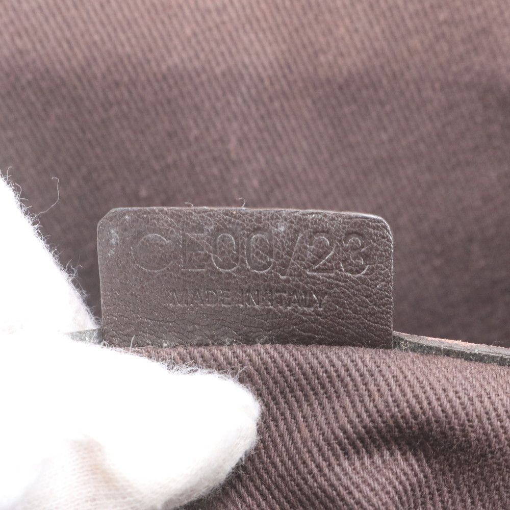 Celine C Macadam Boogie Leather Tote Triomphe Hand — view 9