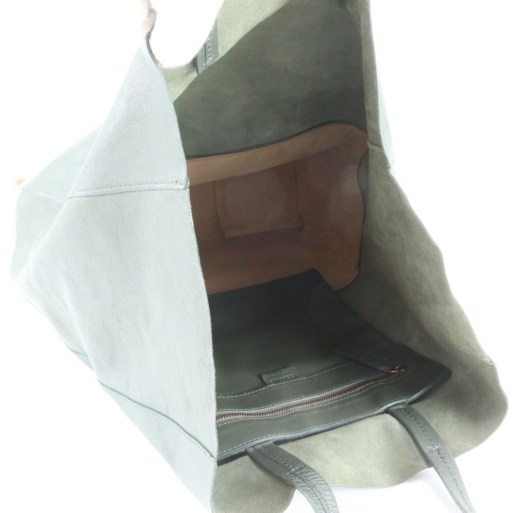 Celine Horizontal Cabas Bicolor Leather Tote Shoulder Hand — view 7
