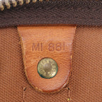 Louis Vuitton Monogram Keepall 55 Leather Boston Bag Tote Carry — view 9