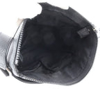 Gucci GG Nylon Leather Shoulder Bag Crossbody Messenger Black — view 7