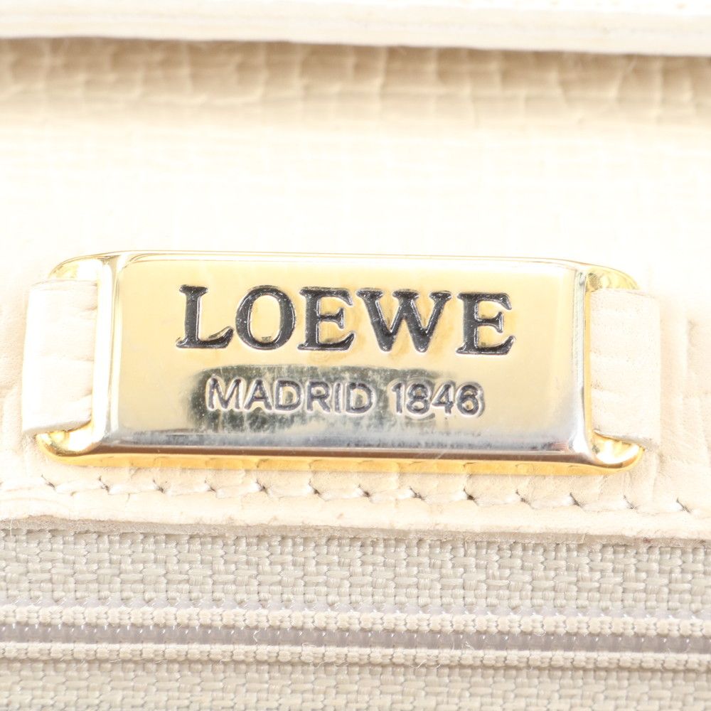 Loewe Vintage Barcelona Leather 2-Way Shoulder Bag Crossbody Hand — view 9