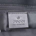 Gucci GG Canvas 002 Leather Tote Shoulder Hand Black — view 8