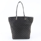 Gucci GG Canvas 002 Leather Tote Shoulder Hand Black — view 3