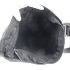 Gucci GG Canvas Leather Shoulder Bag Crossbody Messenger Black — view 7