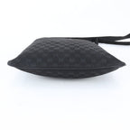 Gucci GG Canvas Leather Shoulder Bag Crossbody Messenger Black — view 5